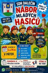 Nábor mladých hasičů - kroužek - plakáte s více informacemi