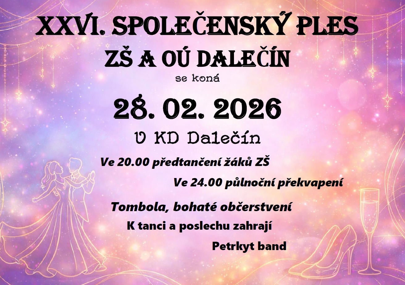 Ples Dalečín - plakát