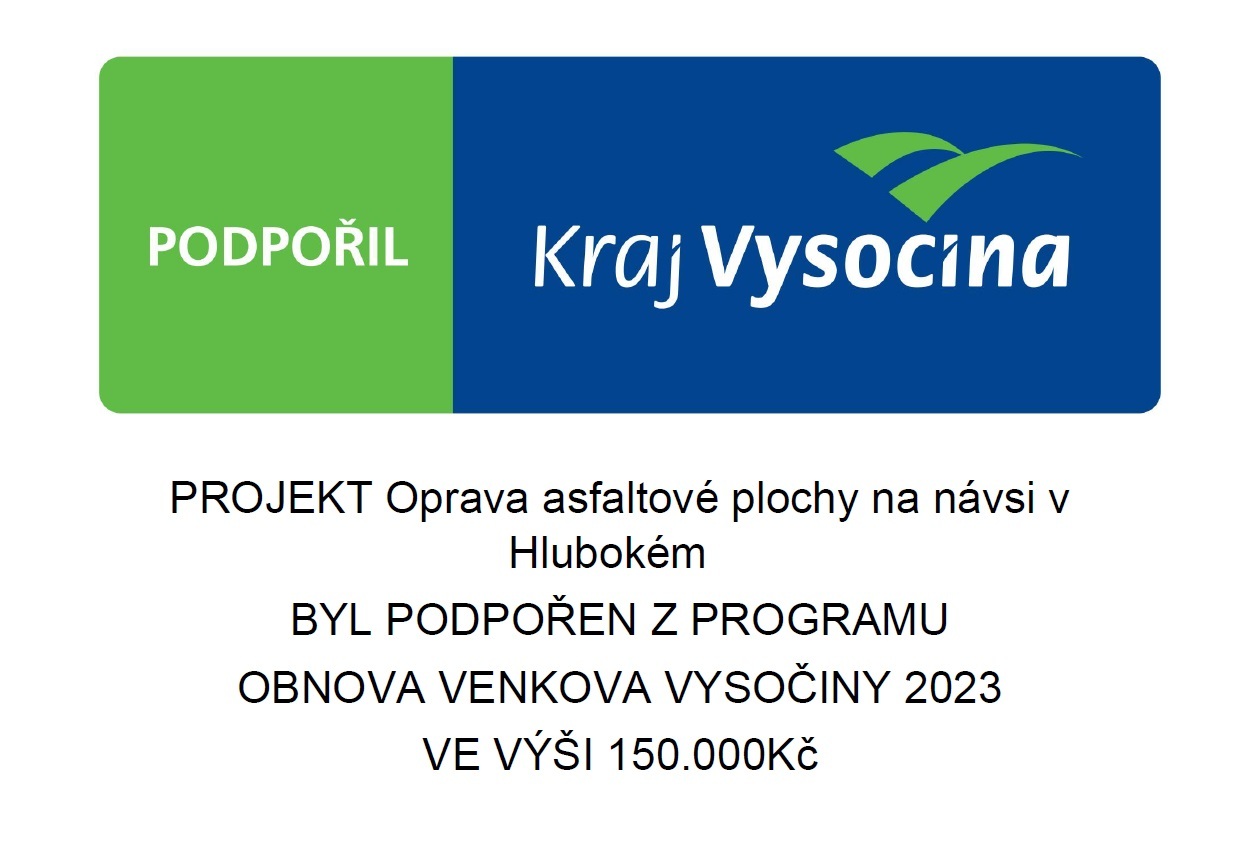 Projekty s podporou Kraje Vysočina publicita