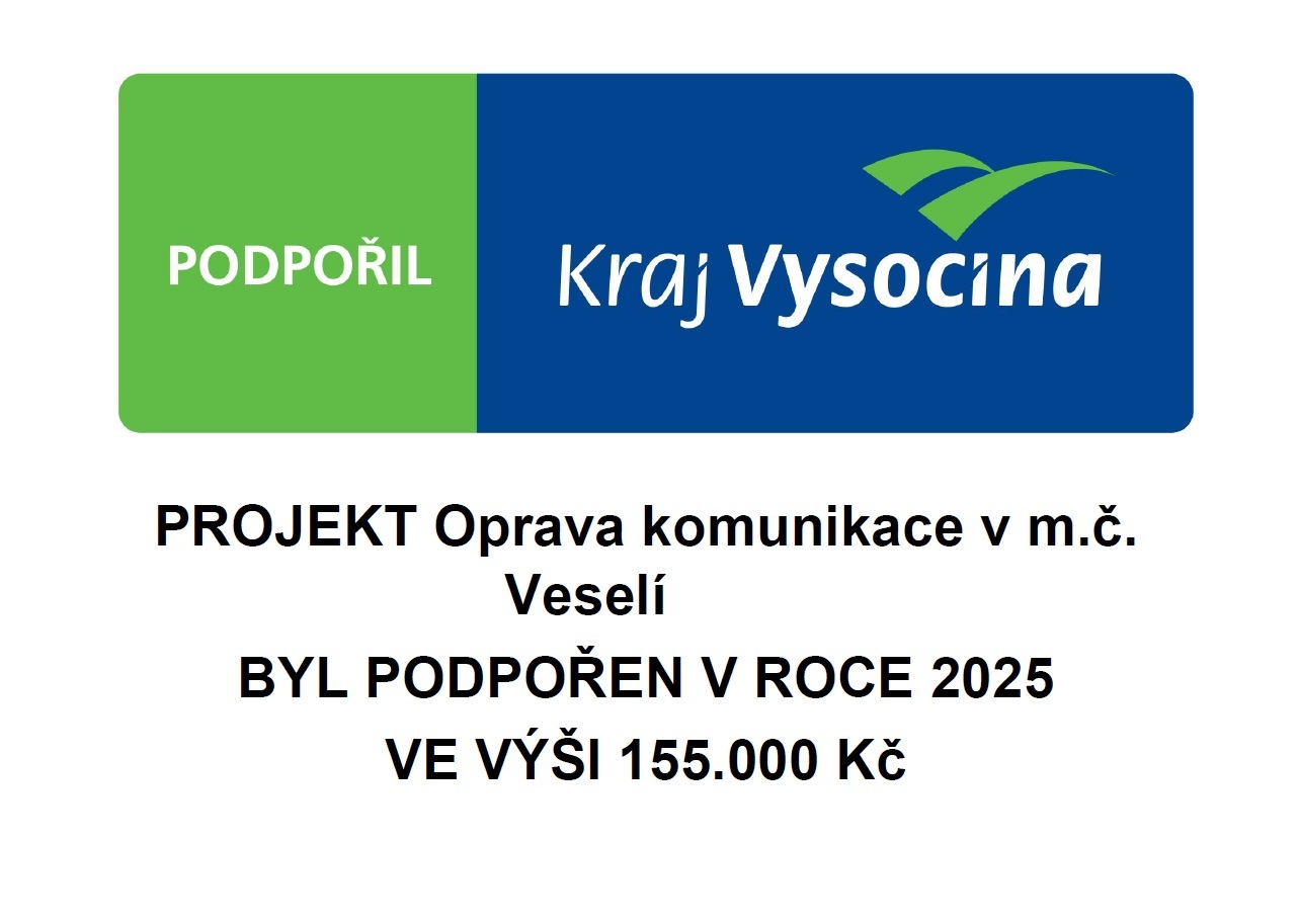 Projekty s podporou Kraje Vysočina publicita pov