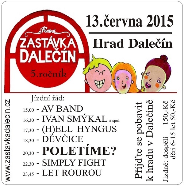Minifestival Zastávka Dalečín pozvánka na rok 2015